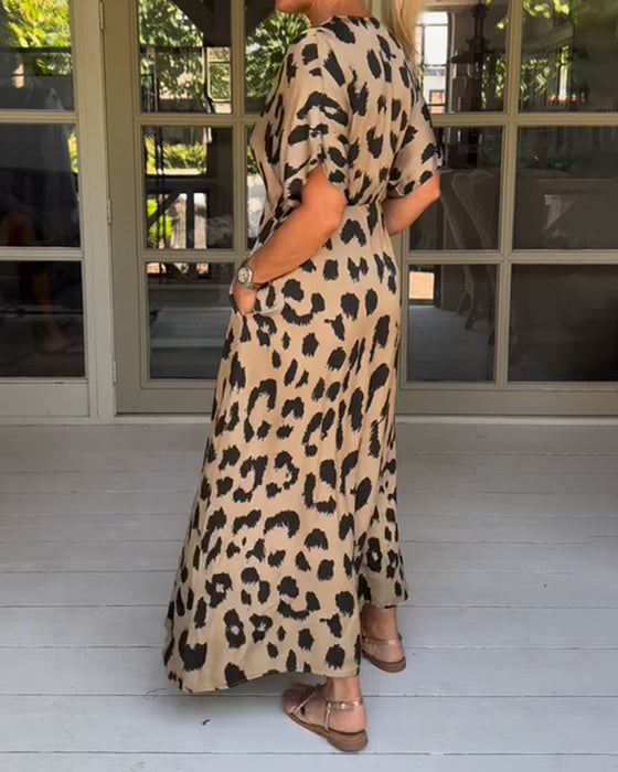 Vestido con Estampado de Leopardo - Andrea®