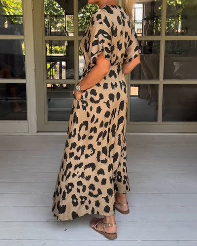 Vestido con Estampado de Leopardo - Andrea®