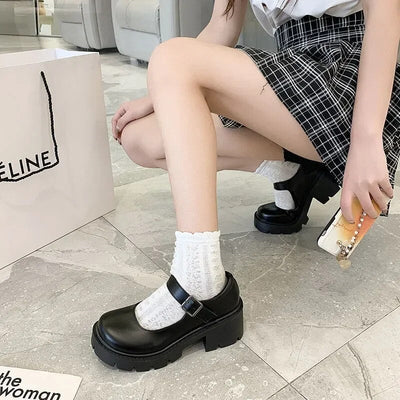 Zapatos con Suela Gruesa